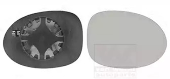 VAN WEZEL 4343838 -  Зеркальное стекло, наружное зеркало